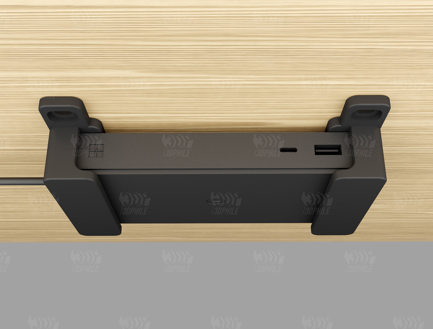 Microsoft Surface Thunderbolt 4 Dock under-desk mounting brackets