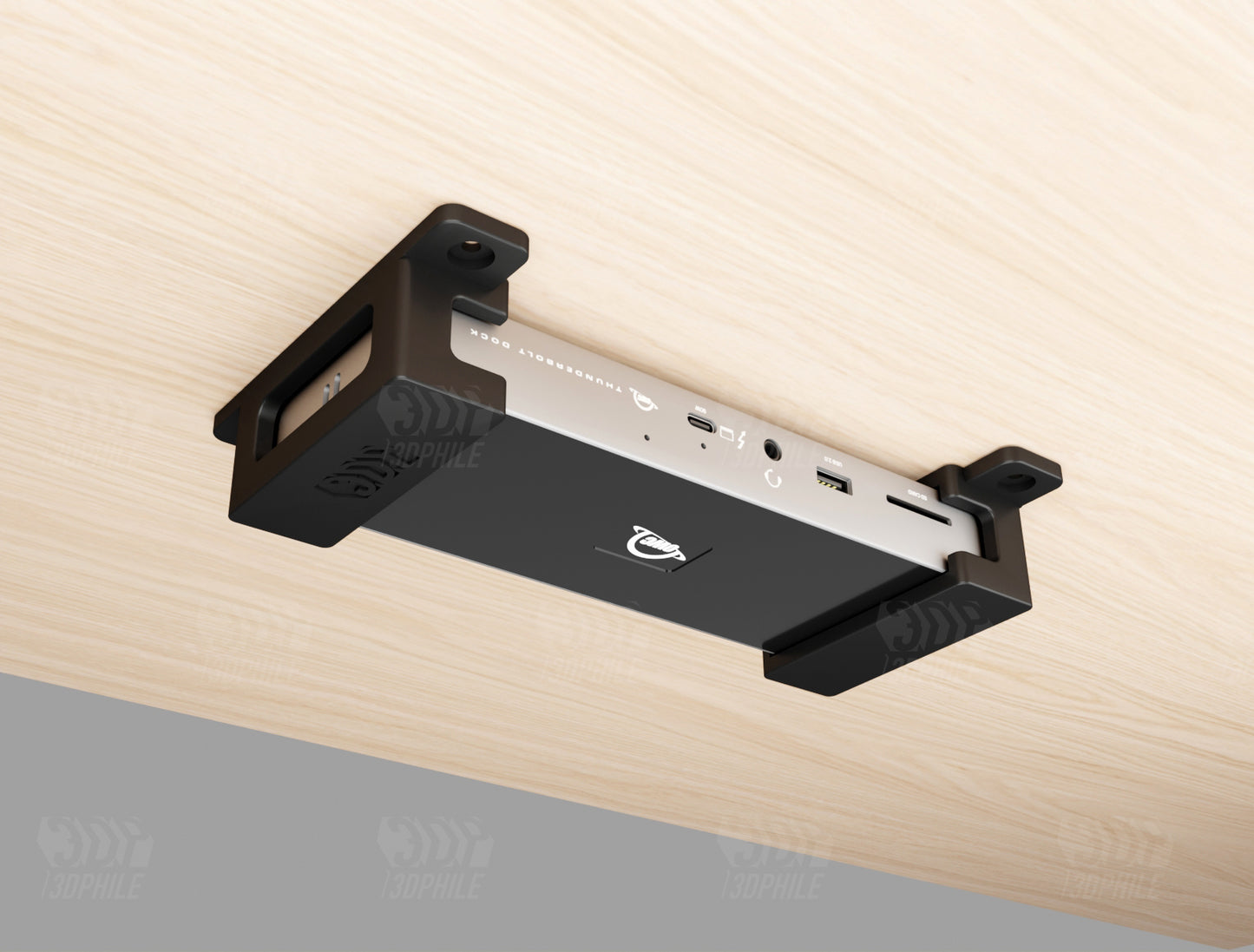 OWC OWCTB4DOCK 11-port Thunderbolt 4 dock mount under-desk mounting bracket