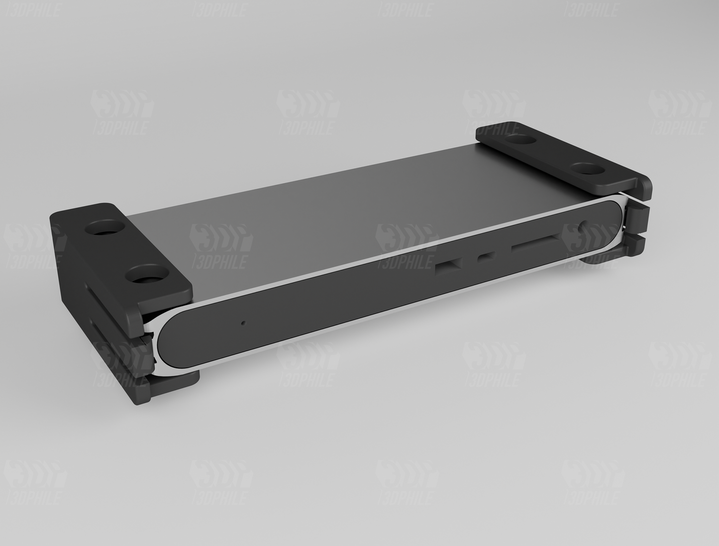 CalDigit USB-C HDMI dock under-desk mounting brackets