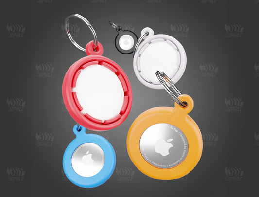 Apple AirTag keychain key ring holder