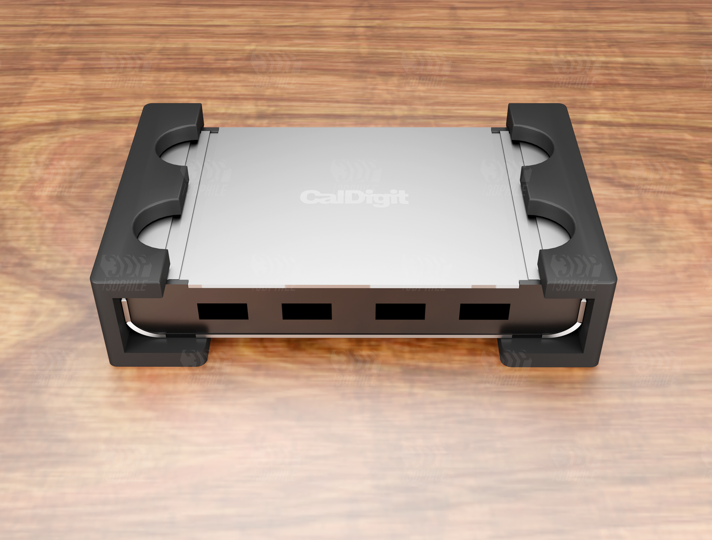 CalDigit Element Hub dock under-desk mounting brackets