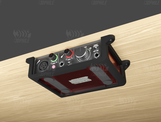 Focusrite Scarlett Solo 2nd Gen under-desk mounting bracket