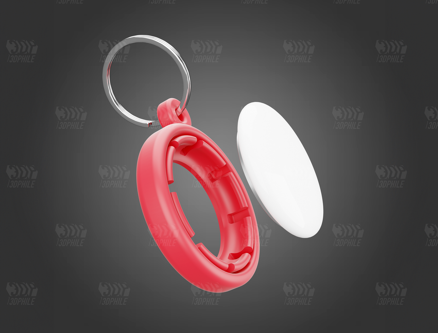 Apple AirTag keychain key ring holder