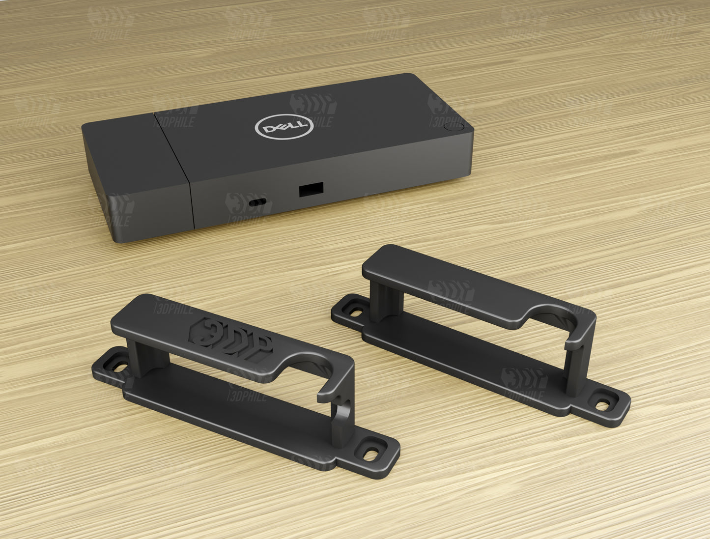 Dell WD22TB4 dock under-desk mounting brackets