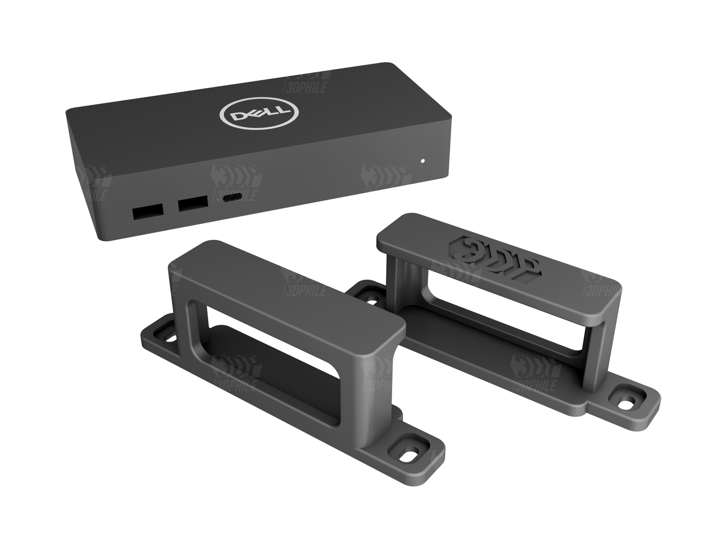 Dell UD22 dock under-desk mounting brackets