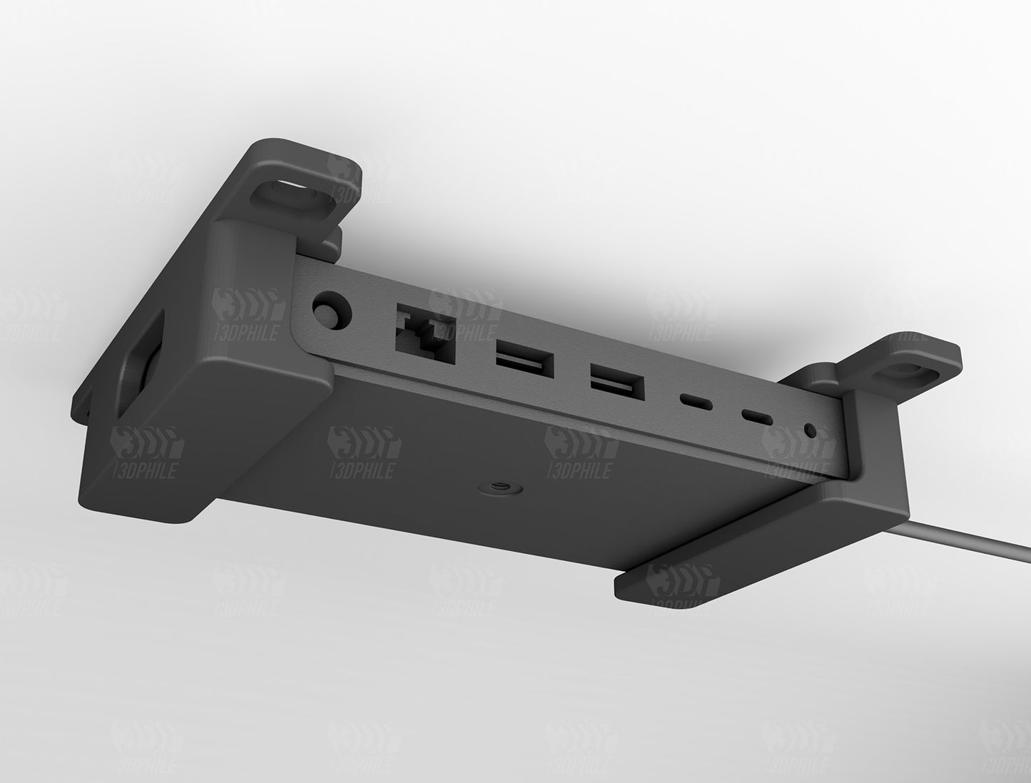 Microsoft Surface Thunderbolt 4 Dock under-desk mounting brackets