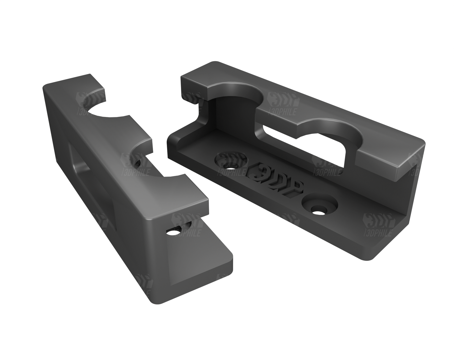 CalDigit Element Hub dock under-desk mounting brackets