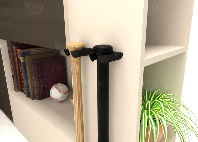 Baseball bat holder baseball bat mount wall mount